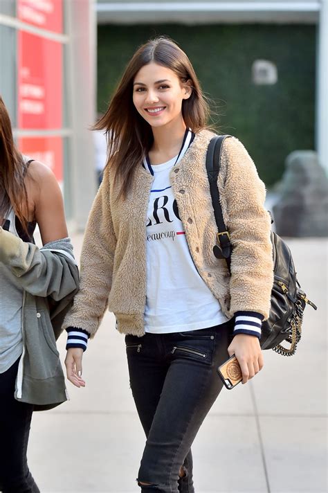 Victoria herself stated that she is not interested in singing the typical pop songs as she finds them boring. Victoria Justice in Ripped Jeans - Out in Hollywood ...
