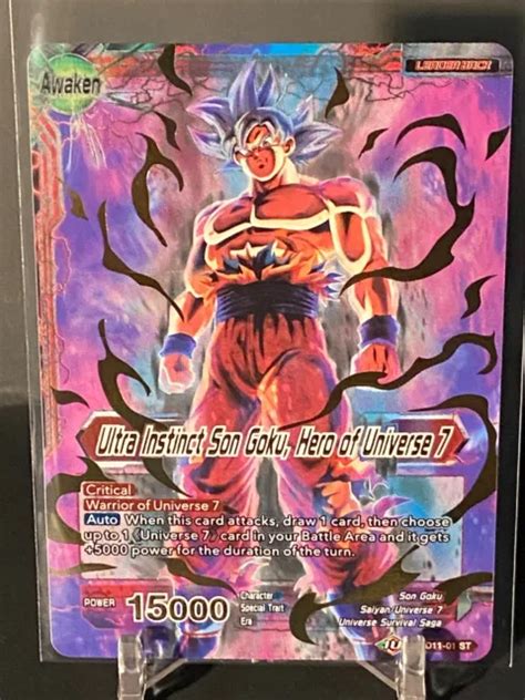 Carte Son Goku Ultra Instinct For Sale Picclick