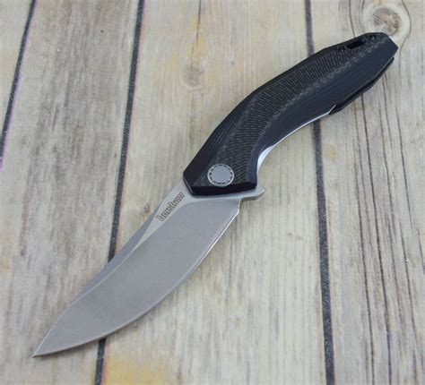 Kershaw Tumbler G10 With Carbon Fiber Inlay Pocket Knife Razor Sharp