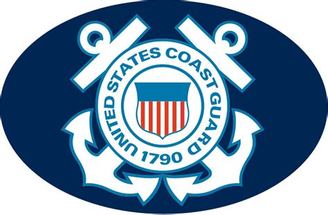 Us Coast Guard Oval Magnet North Bay Listings