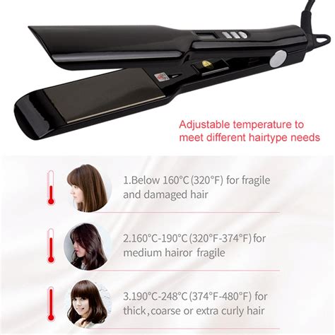 Hair Straightener Curler Nano Titanium Plate Straightening Iron Keratin