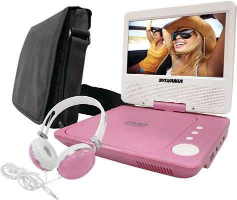 Sylvania Sdvd7060 Combo Pink 7 Inch Portable Dvd Player