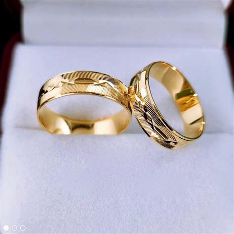 PIERS 18K Gold Wedding Rings – ZNZ Jewelry Affordagold