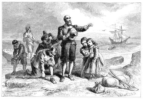 Posterazzi Plymouth Rock Landing Nthe Landing Of The Pilgrims At