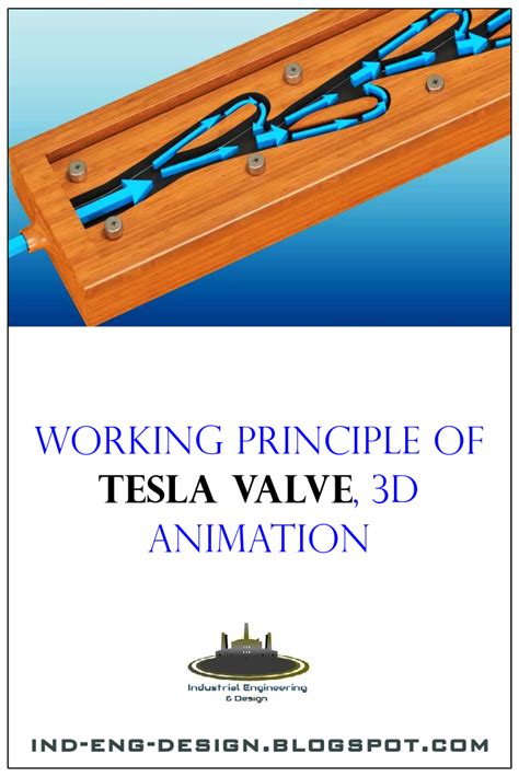 Working Principle Of Tesla Valve 3d Animation