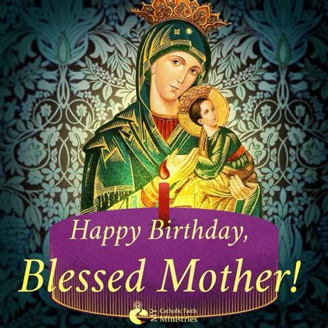 My hope is to be the positive role model for my children as you have been for my siblings and i happy birthday, mom! Mary 9/8 | Blessed mother, Happy birthday wishes, Images ...