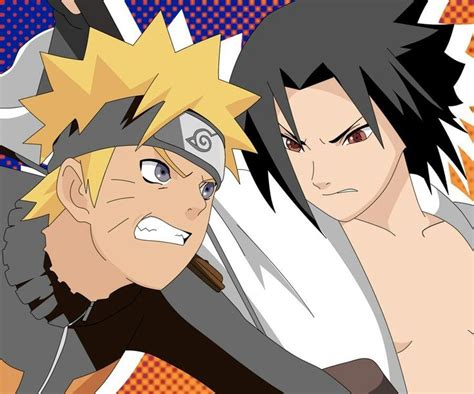 Naruto And Sasukerivalsfriends Naruto Y Sasuke Anime Naruto