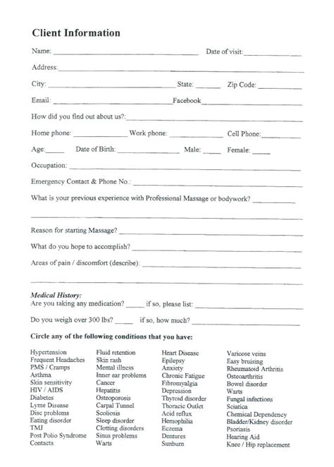 Client Intake Form Law Firm Pdf New Patient Intake Form Template