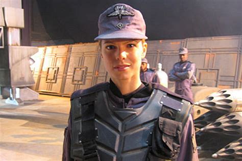 Cecile Breccia Starship Troopers Starship Troopers Celebrity Posing Hot