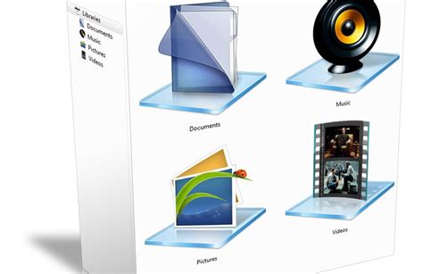 Free Themes Store Free Windows 7 Library Icons