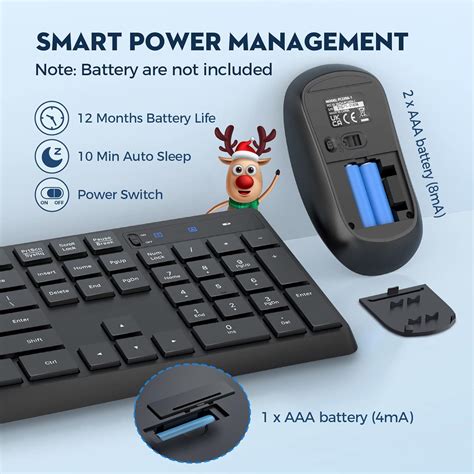 Buy Wireless Keyboard And Mouse Combo Colikes 24g Usb Cordless Mouse