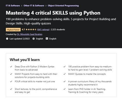 10 Best Python Courses On Udemy 2024 EduReviewer