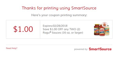 Awesome Ragu Pasta Sauce Printable Coupon Printing Exp 2282018