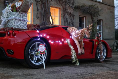 Video Meet Santas Ferrari Enzo Sleigh Gtspirit