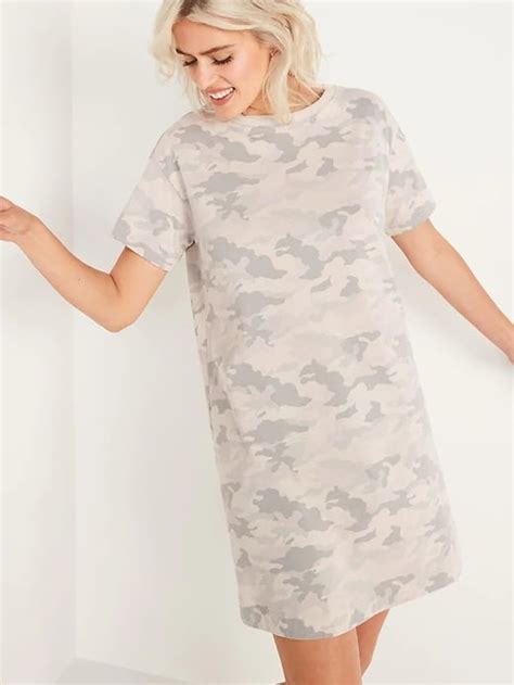 Old Navy Loose Vintage Camo T Shirt Shift Dress Best Dresses From Old