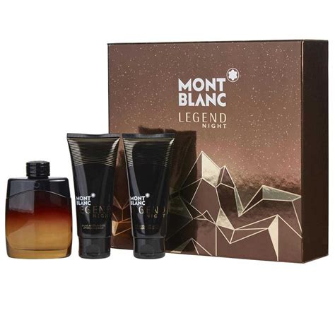 Buy Mont Blanc Legend Night Edp Perfume T Set For Men Online Qatar