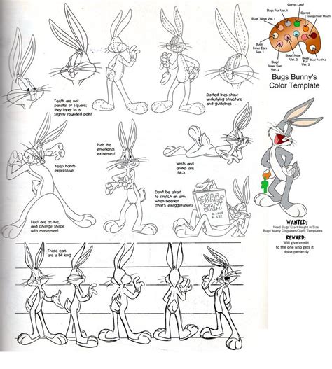 Bugs Bunny Model Sheet Pt 2 By Guibor On Deviantart Cartoon