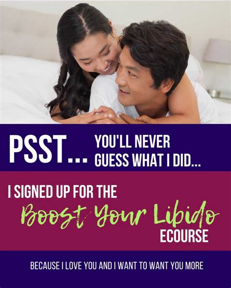 Turn The Boost Your Libido Course Into A Romantic T Bare Marriage
