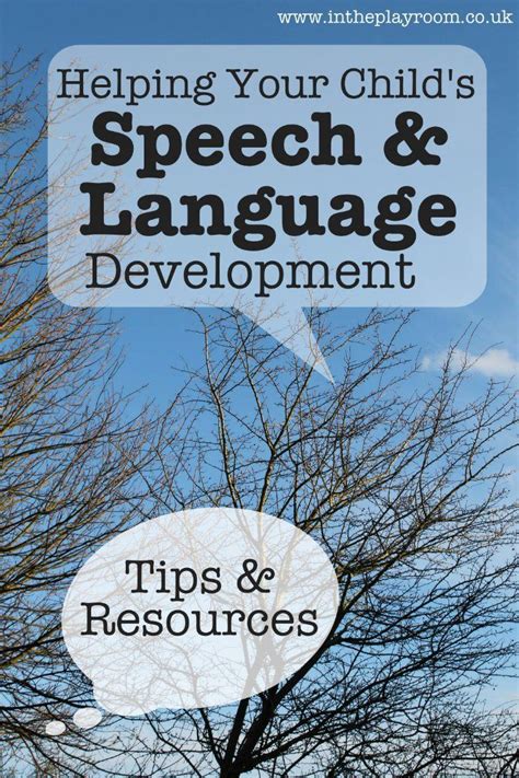 Helping Your Childs Speech And Language In The Playroom Speech And