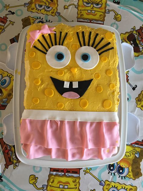 girly spongebob cake spongebob cake lunch box spongebob