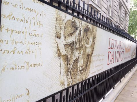 London England Leonardo Da Vinci Anatomist Exhibition At The Queens