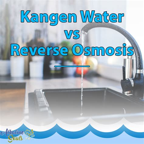 Kangen Water Vs Reverse Osmosis 3 Main Differences Alkaline Souls