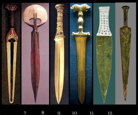7 Ahmose Ceremonial Dagger 1550 1525 Bc 8 Egyptian Bronze Dagger