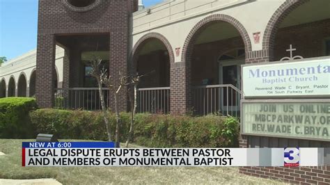 Legal Dispute Erupts Between Pastor Members Of Monumental Baptist