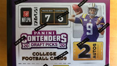 Another 2020 Panini Contenders Draft Picks Blaster Will I Get 2 Autos This Time Youtube