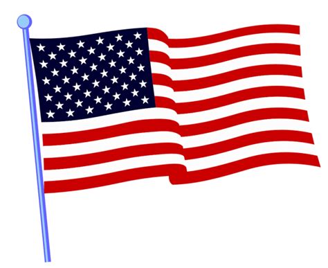 Free American Flag Clipart Transparent Background Download Free