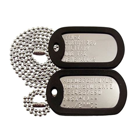What information does a dog tag have? Personalized Military Dog Tags - 10 Tag Colors & 39 ...