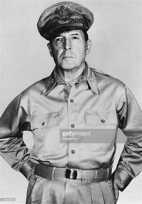 Circa 1948 General Douglas Macarthur Us Military Leader And Soldier