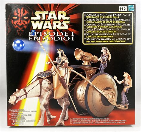 Star Wars Episode 1 The Phantom Menace Hasbro Ammo Wagon And Falumpaset Euro Box