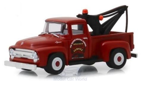 Modellino In Miniatura Ford F 1 164 M2 Machines 00 Tow Truck Rosso Coca Cola 1956 Modellini
