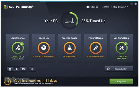 If you are fed up of slowness of the pc and want to get over it permanently then nothing is better than best pc tune up software. AVG PC TuneUp 16.74.2.60831 (32-bit) Download for Windows ...