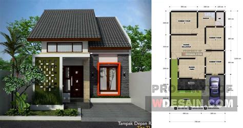 Desain Rumah Minimalis 7x12 3 Kamar Tidur 1 Lantai - DESAIN RUMAH MINIMALIS