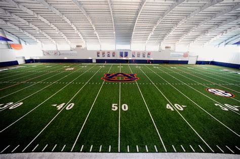 This Is Auburn Universitys Indoor Practice Facility The Complex Is