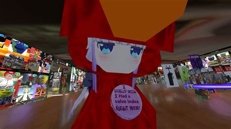 Vrchat Kanna In Elmo Outfit With Pin By Regularshowandsonic On Deviantart