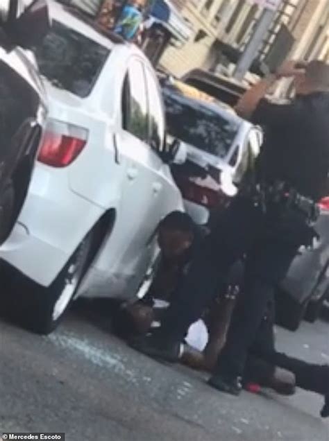 Dramatic Video Shows Moment Nypd Cops Shoot Suspected Car Thief Twice At Close Range After He