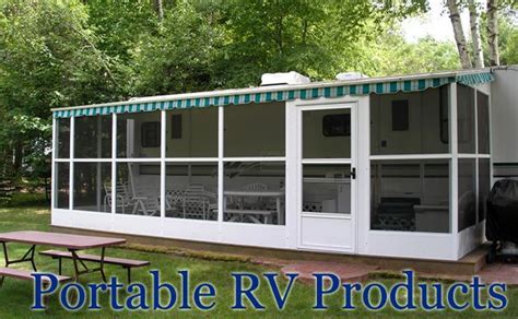 Screened In Deck For Rv Design Trailer Living Rv Screen Rooms