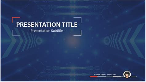 Free Abstract Futuristic Ppt 69367 Sagefox Powerpoint Templates