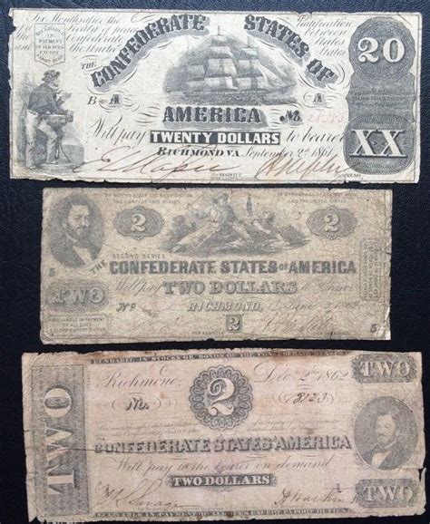 Values of confederate paper money during the civil war the confederates states of america printed their own paper money. Confederate currency values | Coin Talk