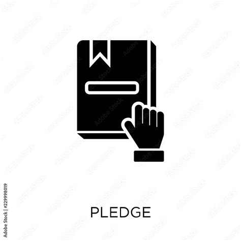 Pledge Icon Pledge Symbol Design From Army Collection Simple Element