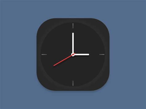 The little clock icon that shows me my alarm is set is gone! clockGIF by lwf on Dribbble