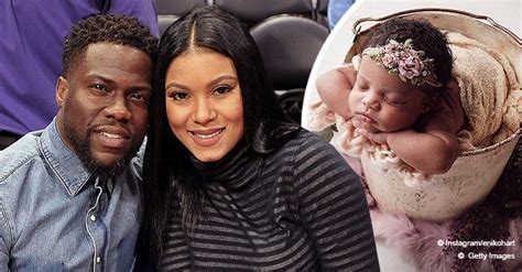 Kevin Hart Eniko Mark Daughter Kaori Mai S Month B Day With Pic Of