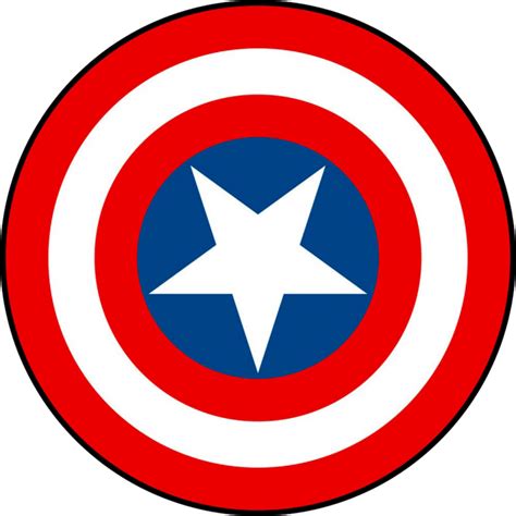 Simbolo Capitao America Png Captain America Shield Png Print Clipart