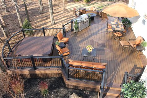Trex Deck With Hot Tub Amazing Decks Pinterest Hot Tubs Decking 11277 Hot Sex Picture