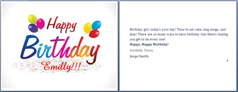 Ms Word Happy Birthday Cards Word Templates Ready Made Office Templates