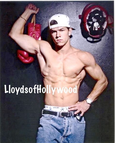 Marky Mark Wahlberg Singer Actor Model Beefcake Hunk Photograph 1990 In