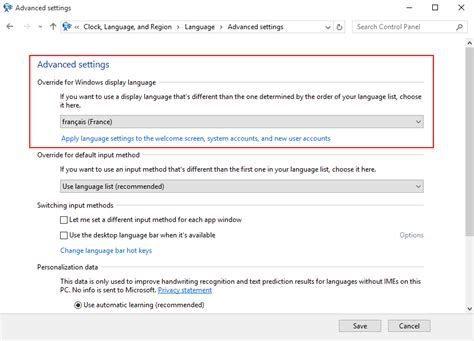 How To Change The Language Of Welcome Screen In Windows 10